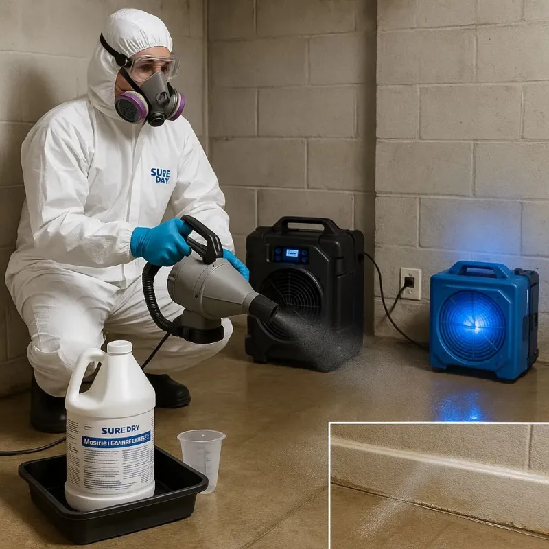 Sanitization and Odor Removal process in Boulder Hill, IL