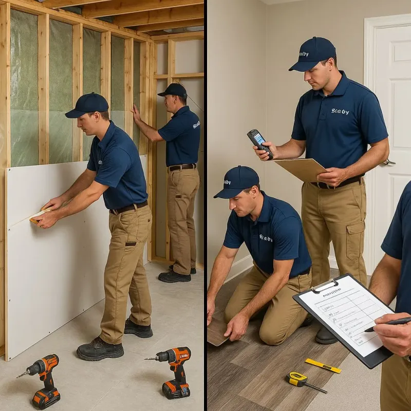 Repairs and Reconstruction process in Boulder Hill, IL